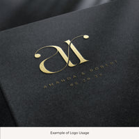 a black book with a gold logo on it