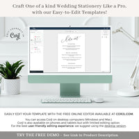 ELLA Wedding Menu Template