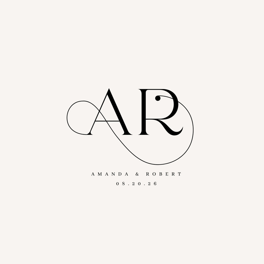 ANASTASIA Luxurious Monogram Logo