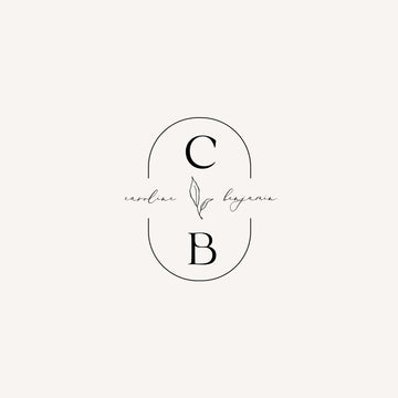 CAROLINE Wedding Logo with initials