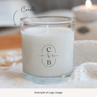 CAROLINE Wedding Logo with initials