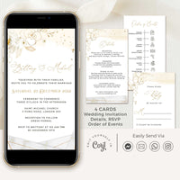 Dora | Elegant Digital Wedding Invitation