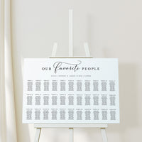 ELLA Printable Seating Chart Template