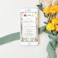 CLOE Floral Wedding Shower Invitation Evite