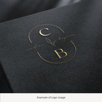 CAROLINE Wedding Logo with initials