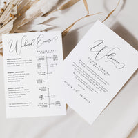 ELLA Wedding Welcome Note Template