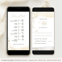 Dora | Elegant Digital Wedding Invitation