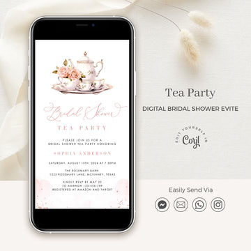 Tea with The Bride to Be Invitation Evite