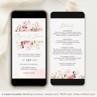 Fiorella | Romantic Electronic Wedding Invitation