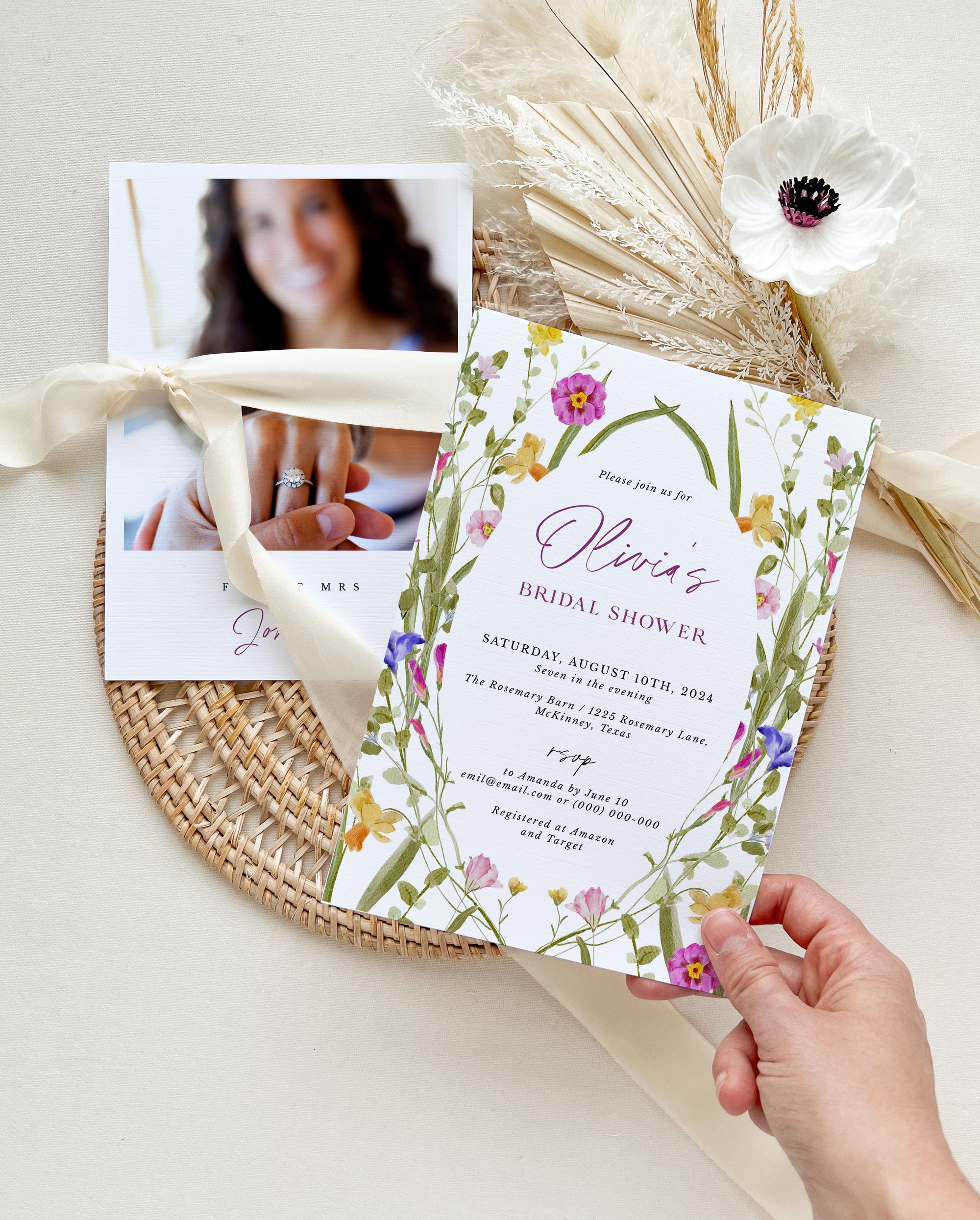CLOE Bridal Shower Invitation Template