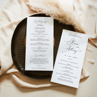 ELLA Wedding Program Template