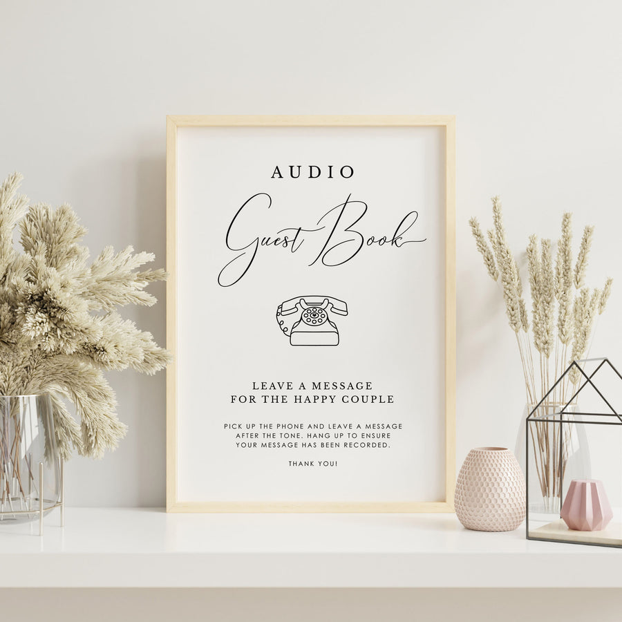 ELLA Audio Guest Book Sign Printable