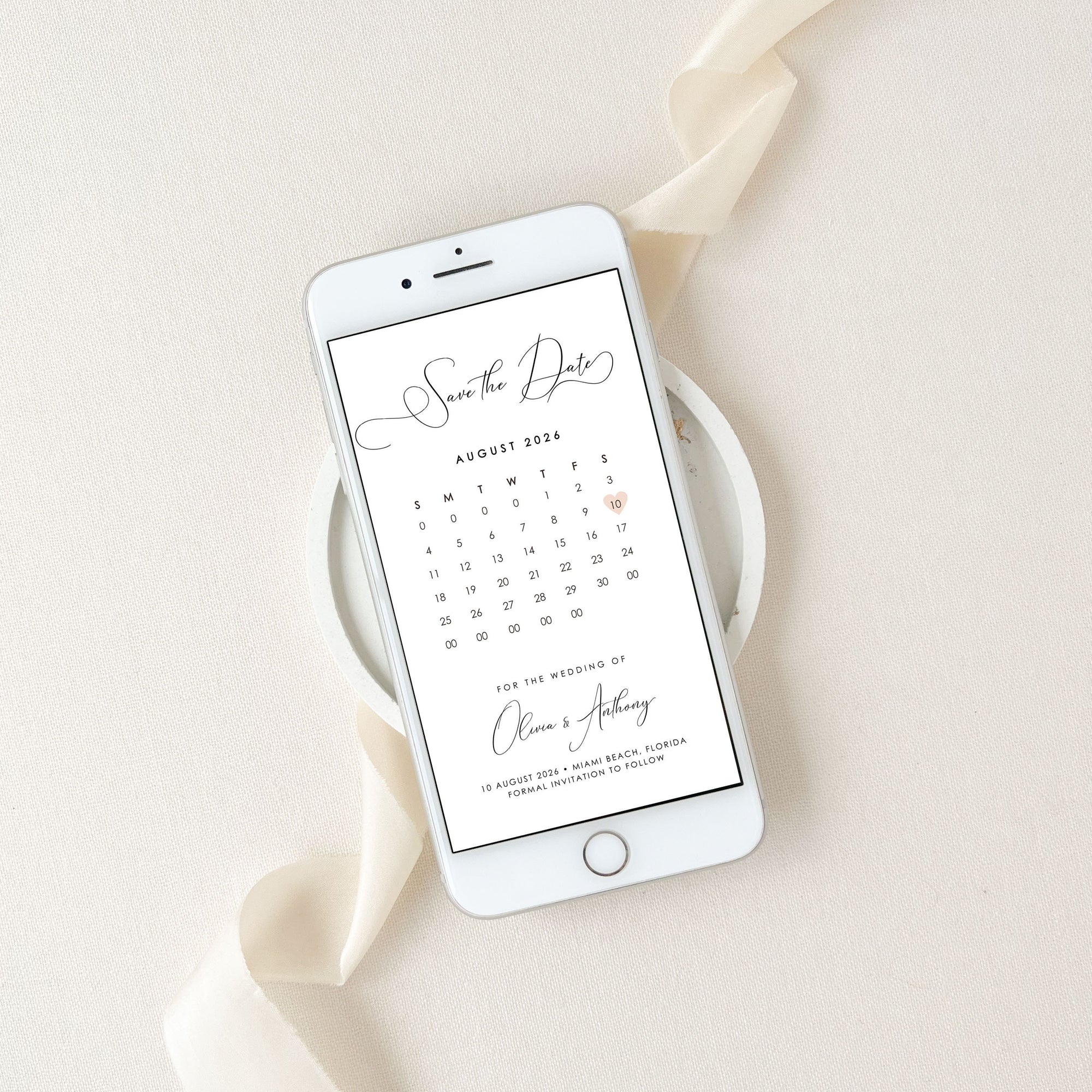 ELLA Calendar Save the Date Digital
