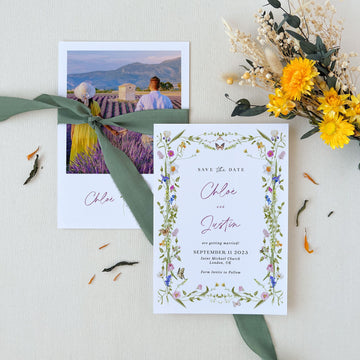 CHLOÉ Printable Floral Save the Date