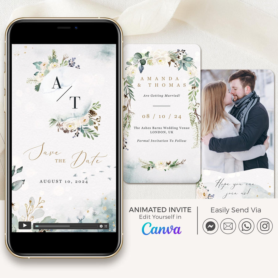 NEVE Winter Save the Date Video Template