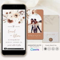 LAUREL Boho Save the Date Video Template