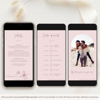 GIGLIOLA Pink Wedding Invitation Video Template