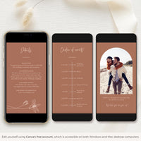 GIGLIOLA Terracotta Wedding Invitation Video Template