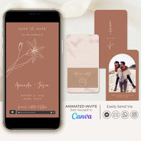 GIGLIOLA Terracotta Save the Date Video Template