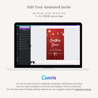 Animated Christmas Invitation Video Template