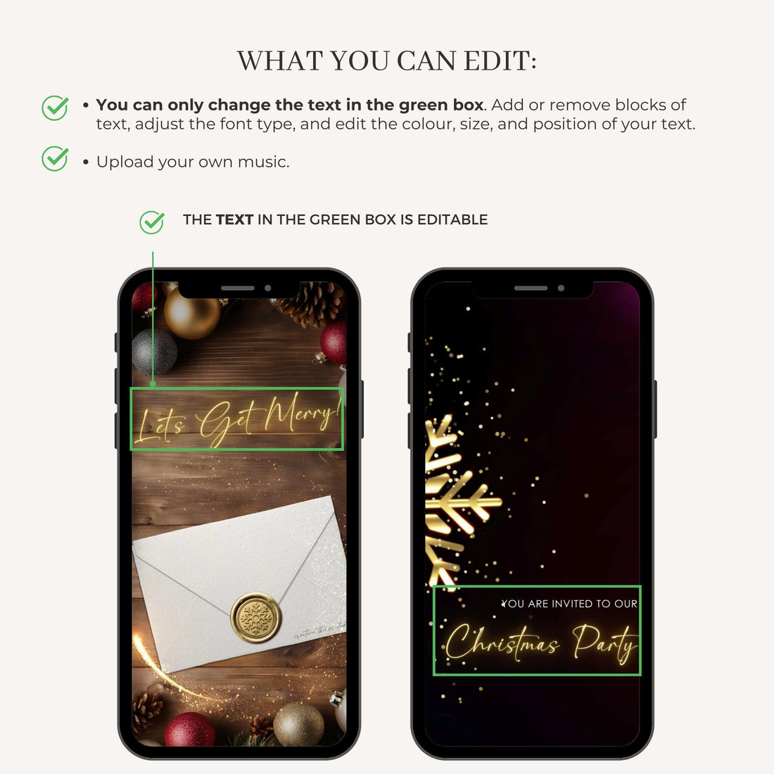 Christmas Invitation Video Template