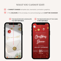 Animated Christmas Invitation Video Template