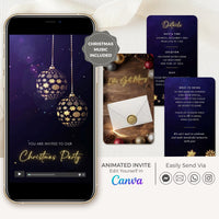 Christmas Party Invitation Video Template