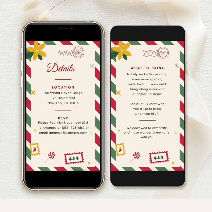 Santa Invitation for Christmas Party Video Template