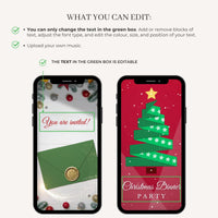 Animated Christmas Party Invitation Christmas Tree