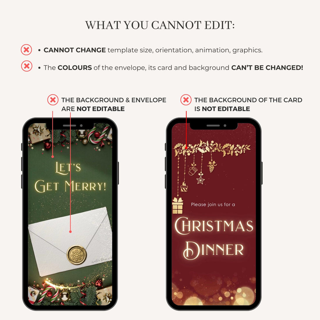 Christmas Holiday Invitation Video Template