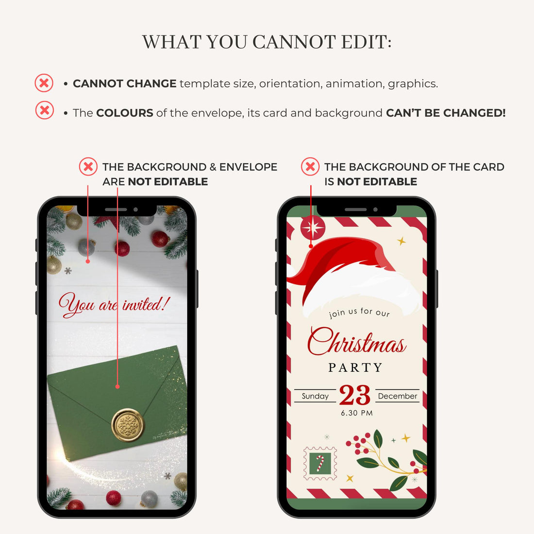 Santa Invitation for Christmas Party Video Template