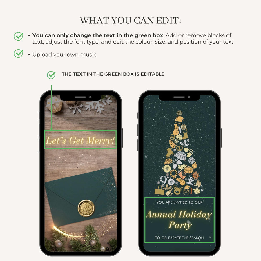 Christmas Day Invitation Video Template