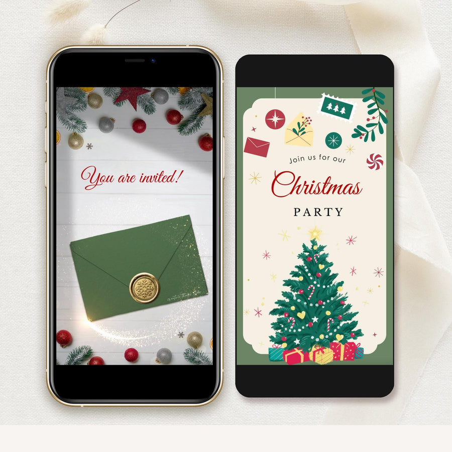 Christmas Tree Invitation Video Template