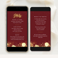 Holiday Gathering Invite Video Template