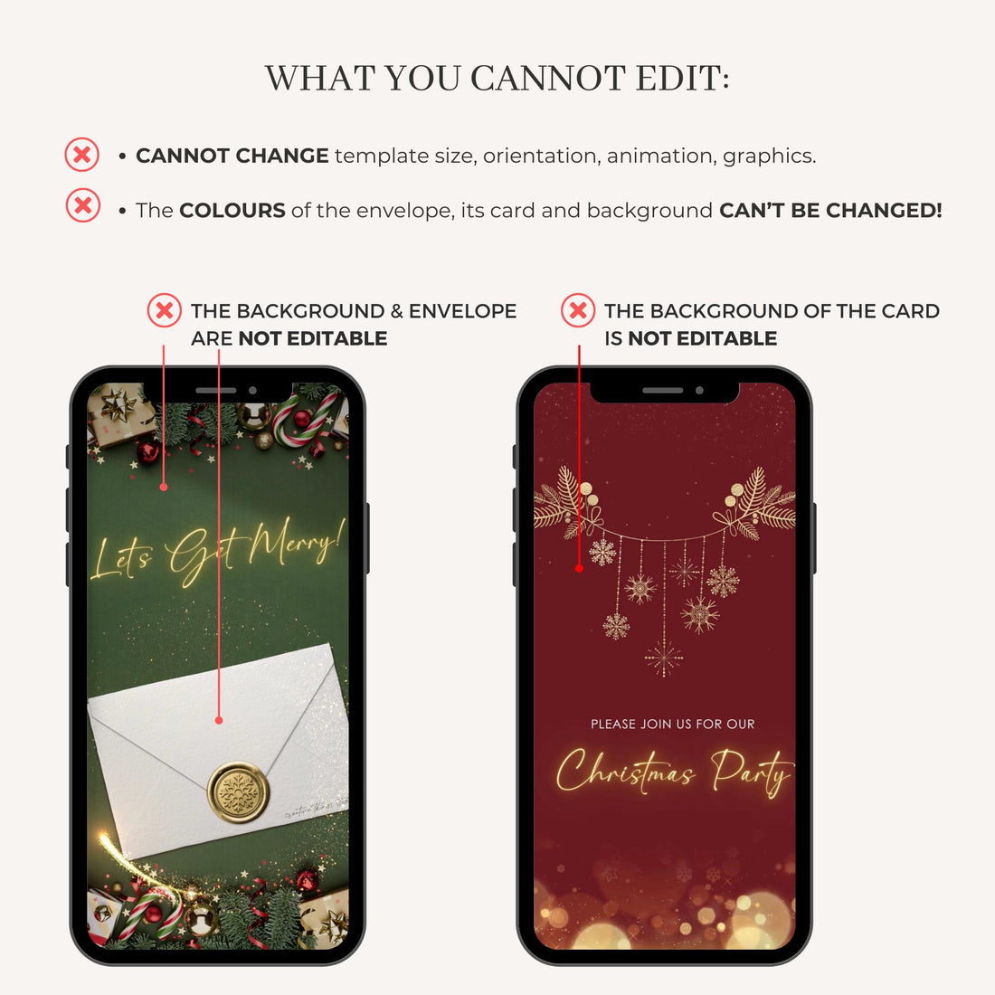 Christmas Holiday Party Invitation Video Template