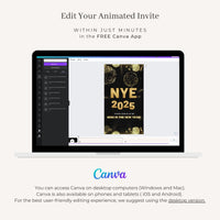 Animated Invitation New Years Eve Party