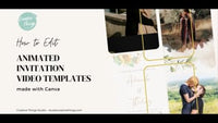 GIGLIOLA Animated Save the Date Video Template