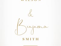 Anita White & GoldWedding Invitation Video Template