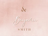 Anita Rose Gold Wedding Invitation Video Template