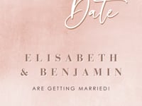 Anita Rose Gold Save the Date Video Template