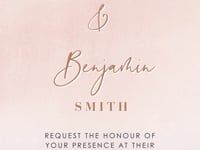 Anita Blush Purple Wedding Invitation Video