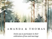 Gaia | Forest Theme Wedding invitation Video