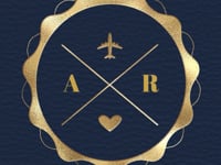 Navy Passport Wedding Invitation Video Template