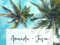 Palm Tree Save the Date Video Template