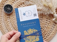 Uk Passport Wedding Invitation Template