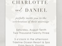 Boarding Pass Wedding Invite Template – Neutral Tones