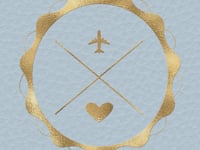 Update -Dusty blue Passport Save the Date Video Template