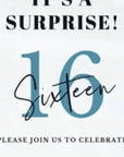 VIBE Birthday Invitation Video Blue