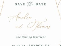 ANTEA Blush & Emerald Save the Date Video Template