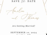 ANTEA Black & Gold Save the Date Video Template